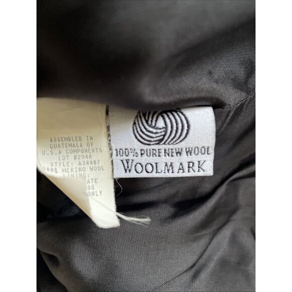 Harley-Davidson Womens Wool Black Jacket With Red Rose Embroidery Zip Closure Ur - Picture 5 of 8